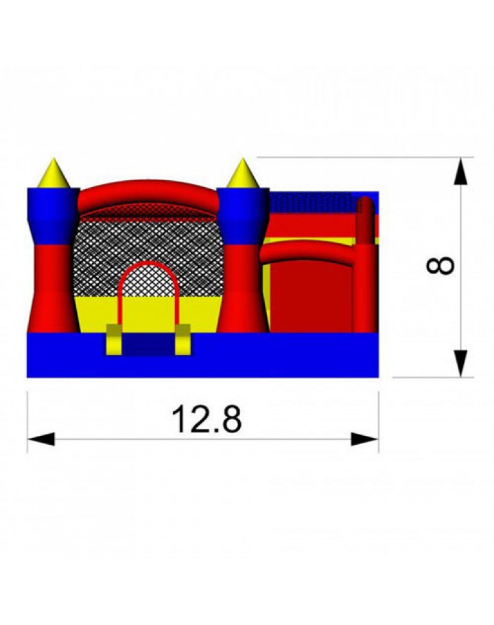 Misty Kingdom Commercial Inflatable Combo