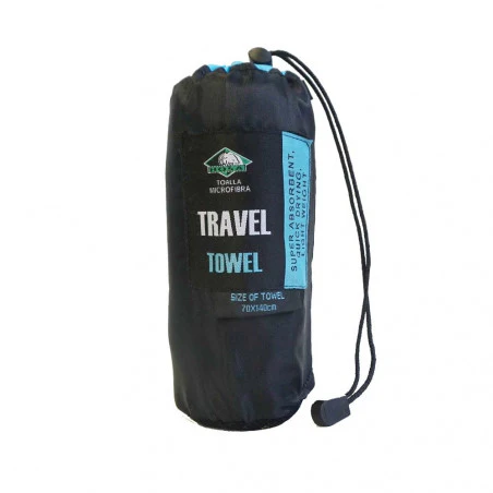 Large Hosa MICROFIBRA towel 140 X 70 CM - green