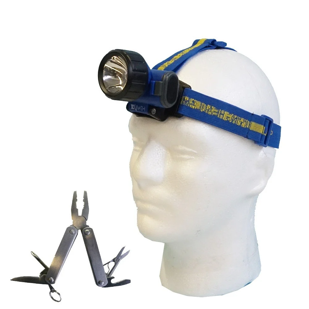 FRONT flashlight pack + PLIERS multipurpose tool